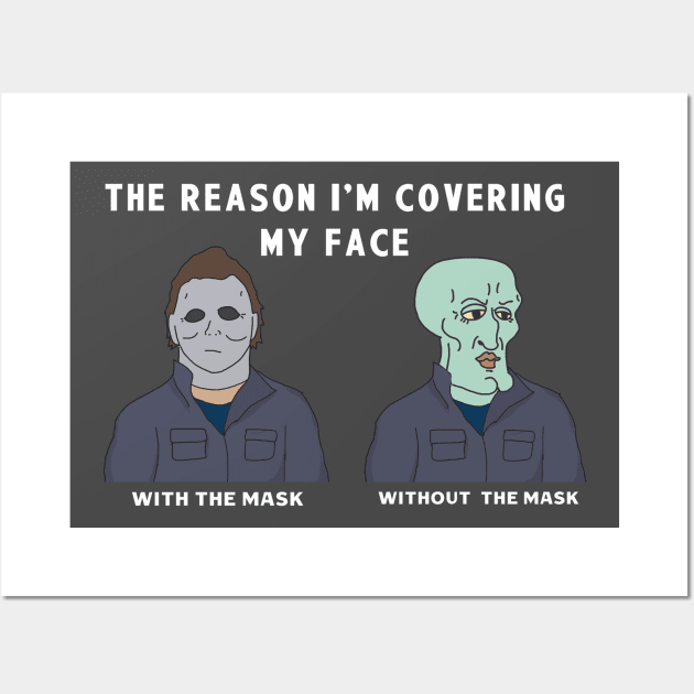 Halloween Jokes-Michael Myers Wall Art by HijriFriza